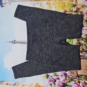 Athletha Yoga Workout Gym Stylish Gray High-Waisted Leggings Size Small